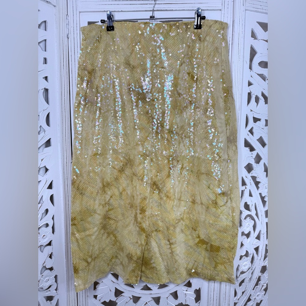Anthropologie Tilda Sequin Slip Skirt NWT - Picture 2 of 6